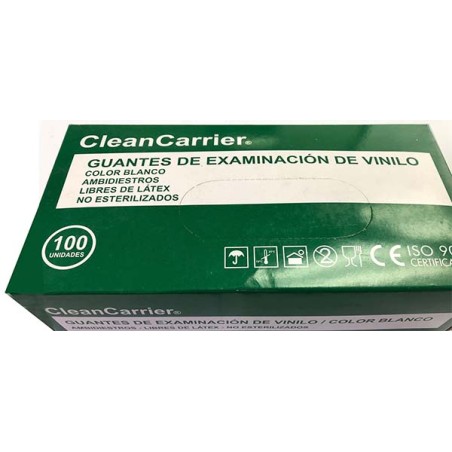 Guante de Vinilo (1x100 unid.)