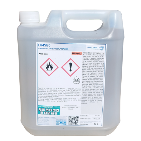 LIMSEC Bidón 5 kg - Limpiador Desinfectante