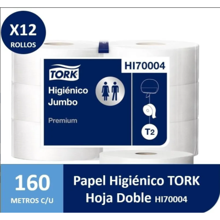 Papel Higiénico Tork (12 x 160 m)